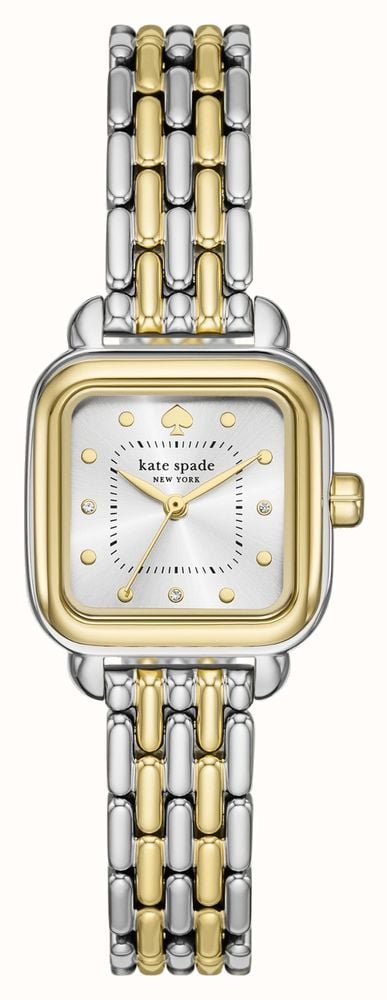 Kate Spade Gracie Square (25mm) Silver Dial / Two-Tone  display picture 2