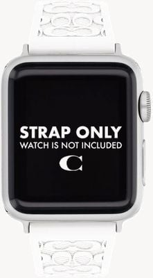 Coach Apple watch band (38/40/41mm) wit siliconen 14700050