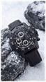 Luminox Master Carbon SEAL Auto Chrono 3880 Series (45mm) Black Dial / Black Technical Matrix Leather Strap Watch XS.3881 - vista alternativa 13