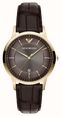 Emporio Armani Three-Hand Quartz (39mm) Brown Sunray Dial / Brown Leather Strap AR11824