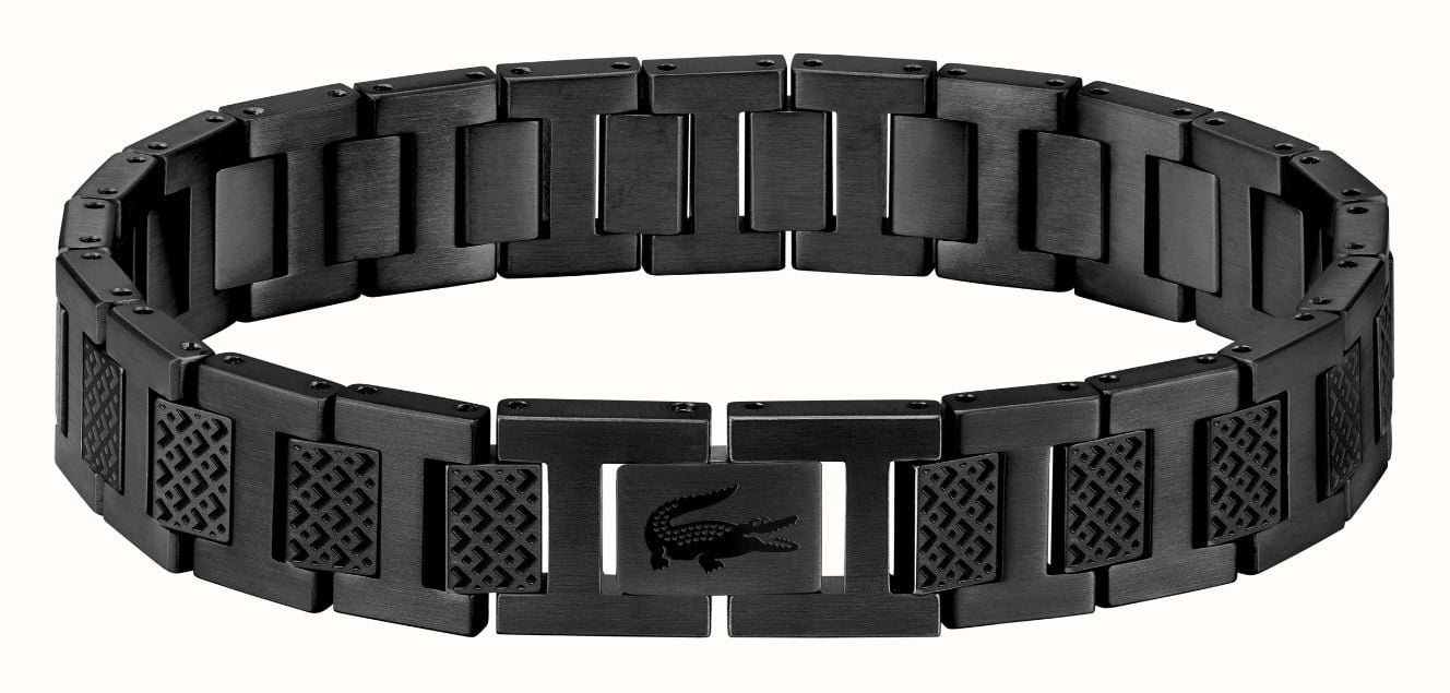Lacoste METROPOLE Black Stainless Steel Bracelet 2040119 First