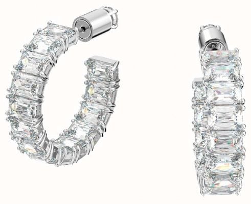Swarovski Millenia Octagon Crystal Hoop Earrings 5612673
