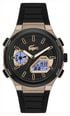 Lacoste Bronze And Black Silicone Strap LC33 Watch 2011517 - autre vue 2