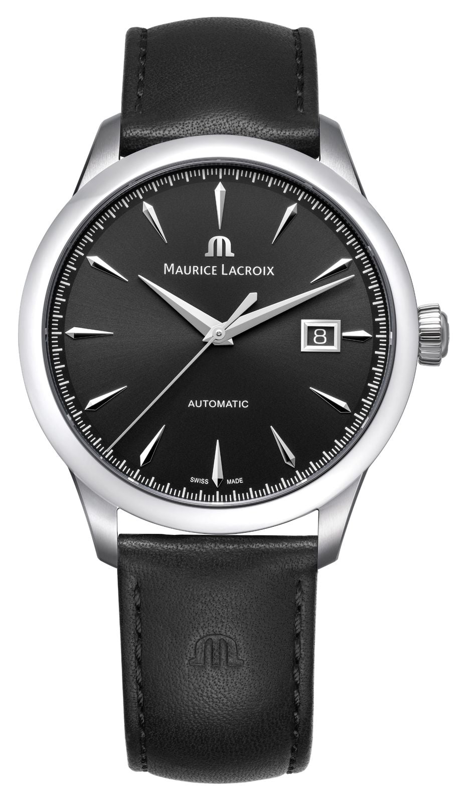 Maurice Lacroix 1975 Automatic (40mm) Black Sun-Brushed Dial Watch