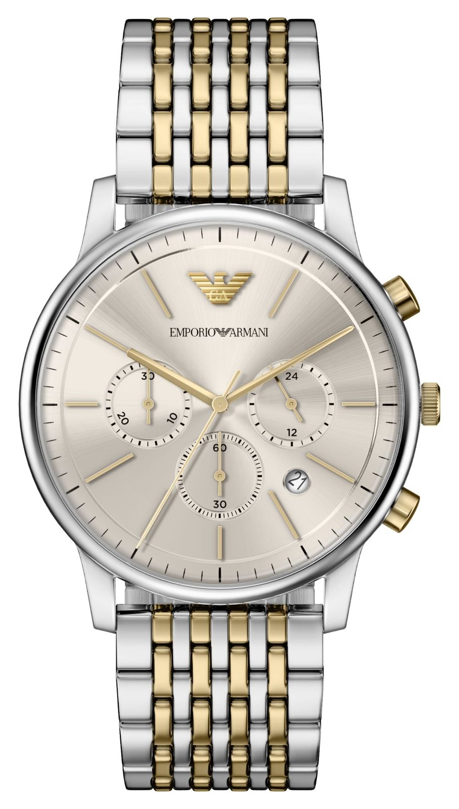 Emporio Armani Chronographe minimaliste (42 mm), cadran montre