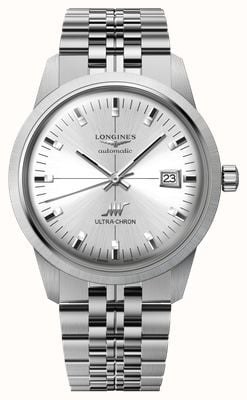 LONGINES Ultra-chron Clássico (37 Mm) Mostrador Prateado Com Raios
