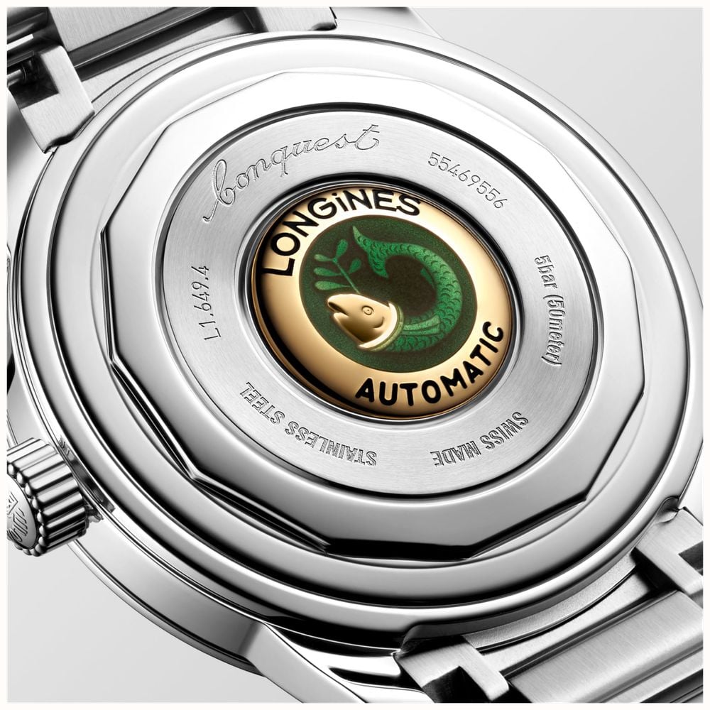 LONGINES Conquest Heritage Automatic (38mm) Black Dial / Stainless Steel Bracelet L16494526 - alternate view 4