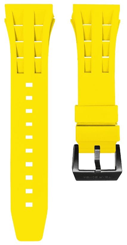 TSAR BOMBA SÃ©rie Elemental - Bracelet en silicone jaune montre