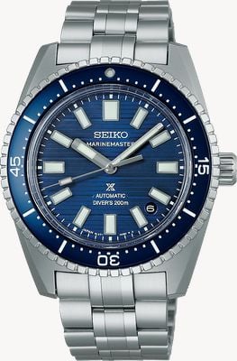 Seiko Reinterpretación del Prospex «Marinemaster» de 1965, un buzo de la Armada de aguas azules SJE119J1