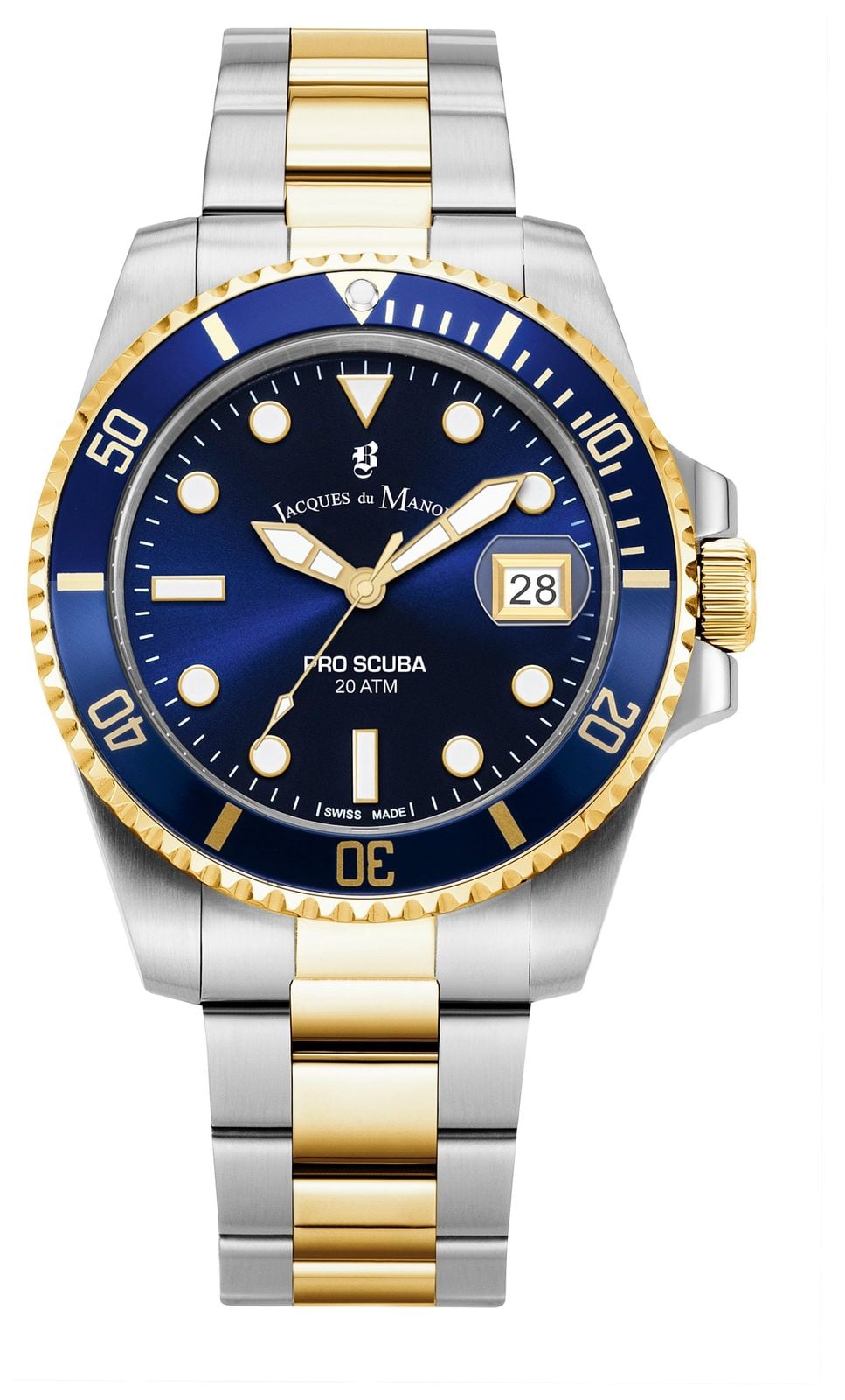 Jacques Du Manoir Pro Scuba (43 mm) cadran bleu / montre