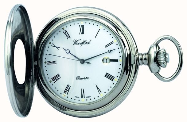 Woodford Reloj de bolsillo de cuarzo Half Hunter 1212