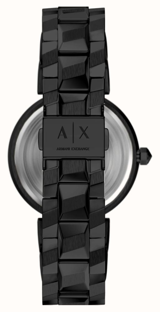 Armani Exchange Two-Hand Quartz (34mm) Black Sunray Dial / Black PVD Stainless Steel Bracelet AX4411 - 备用视图 3