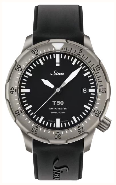 Sinn 1052.010-PIN-BUCKLE-BLACK-SILICONE