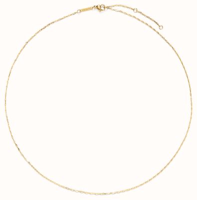 D.LOUISE Fine Barley Chain Gold Plated 45cm NAN-07-45