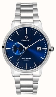 GANT East Hill (43 mm), blaues Zifferblatt / Edelstahl G165018