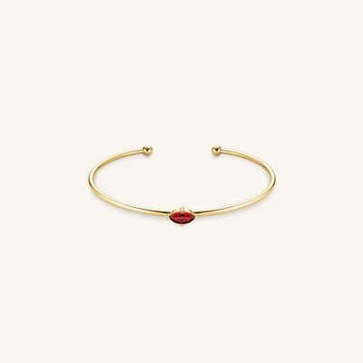 Rosefield Jewellery Goudverguld armband met robijn marquise JBRMG-J1243