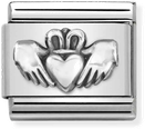 Nomination Classic Claddagh Oxidised & Steel Charm 330101/53