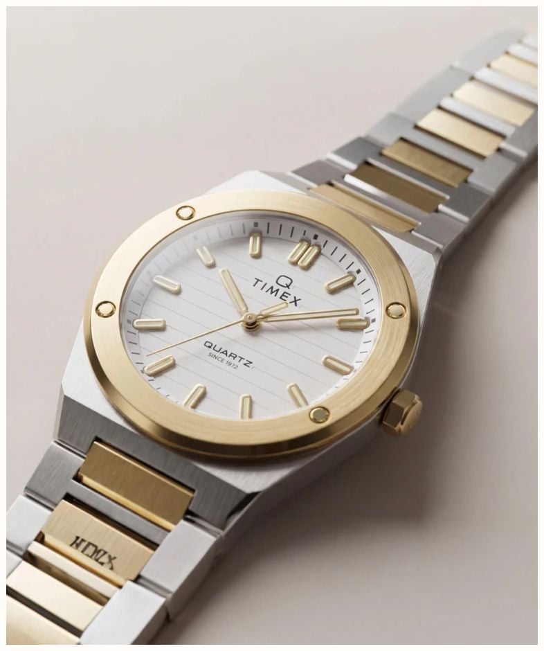 Timex Q TIMEX MARBELLA Two Tone 34mm  Stainless Steel TW2Y81900 - autre vue 6