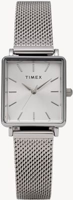 Timex トランセンド（22mm）シルバー文字盤／ステンレススチールメッシュブレスレット TW2Y26300