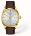 Tissot PR 100 Quartz (40mm) Silver Dial / Brown Leather Strap T1504103639100