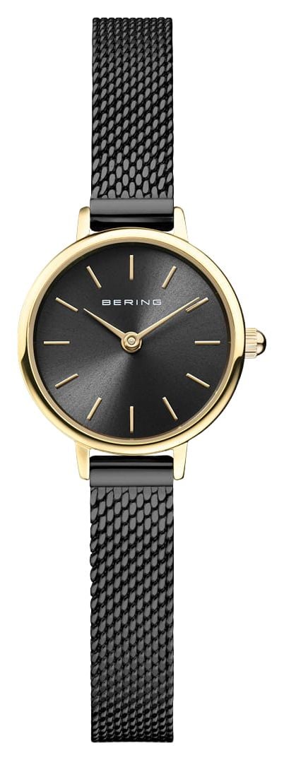 Bering Ã  quartz classique (22 mm) cadran noir montre