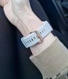 Customer picture of Garmin Quick Release Strap (20mm) Light Sand Silicone / Rose Gold Hardware - Strap Only 010-13114-02