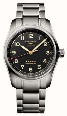LONGINES Bracciale Spirit in titanio 40 mm quadrante antracite L38101536