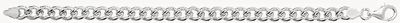 Silver Ladies Curb Bracelet G2640