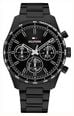 Tommy Hilfiger Hampton Black Dial Black Bracelet Watch 1792280