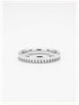 Round Brilliant Natural Diamond 18ct White Gold Half Eternity Ring JM9533