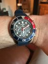 Customer picture of Seiko Мужские часы padi prospex солнечные часы с хронографом синий ремешок SSC785P1