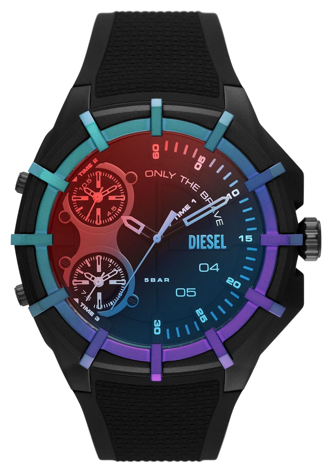 Diesel pour homme avec bracelet en silicone Ã  montre