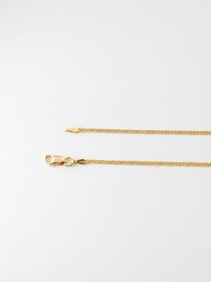 9ct Yellow Gold Solid Diamond-Cut Fine Curb 1.60mm Chain SDCD-160-9Y-18