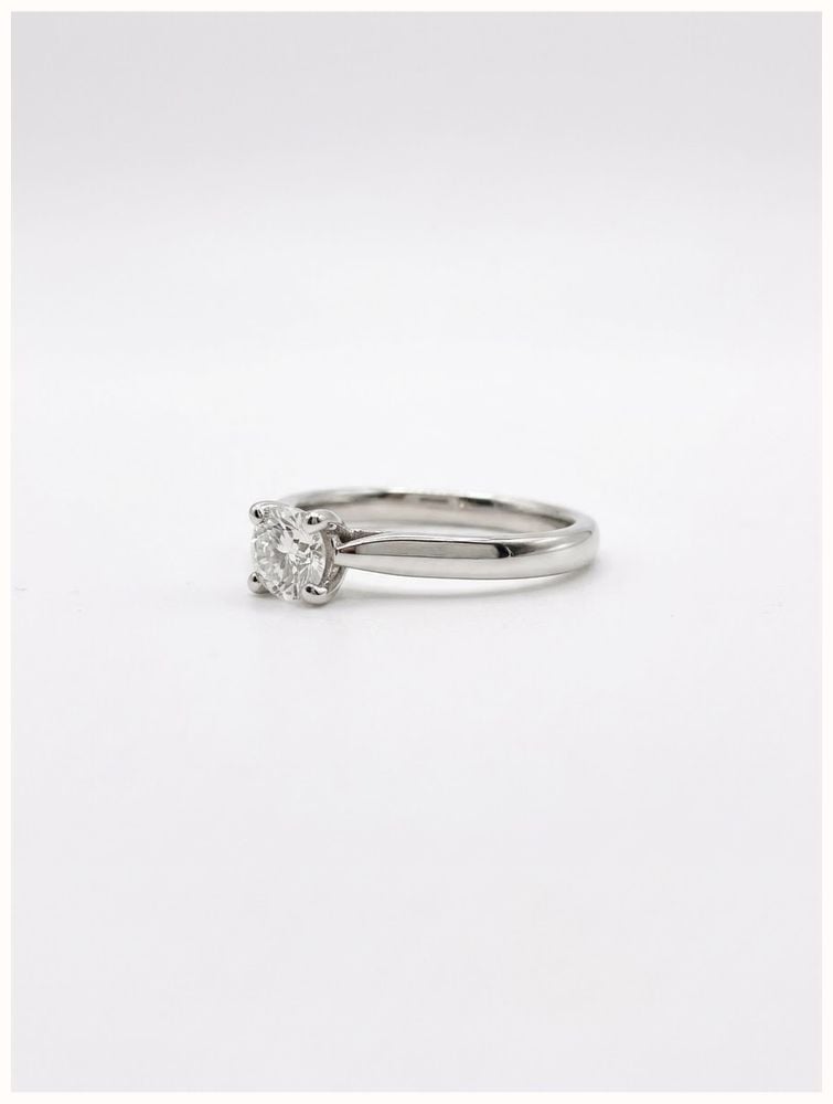 0.30ct Round Brilliant Natural Diamond Platinum Solitaire Ring FCD28346 - alternative Ansicht 2