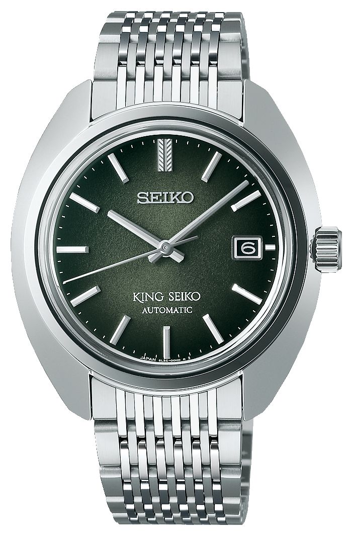 Seiko King Seiko Â«Â forest greenÂ Â» 6L 1969 rÃ©interprÃ© montre
