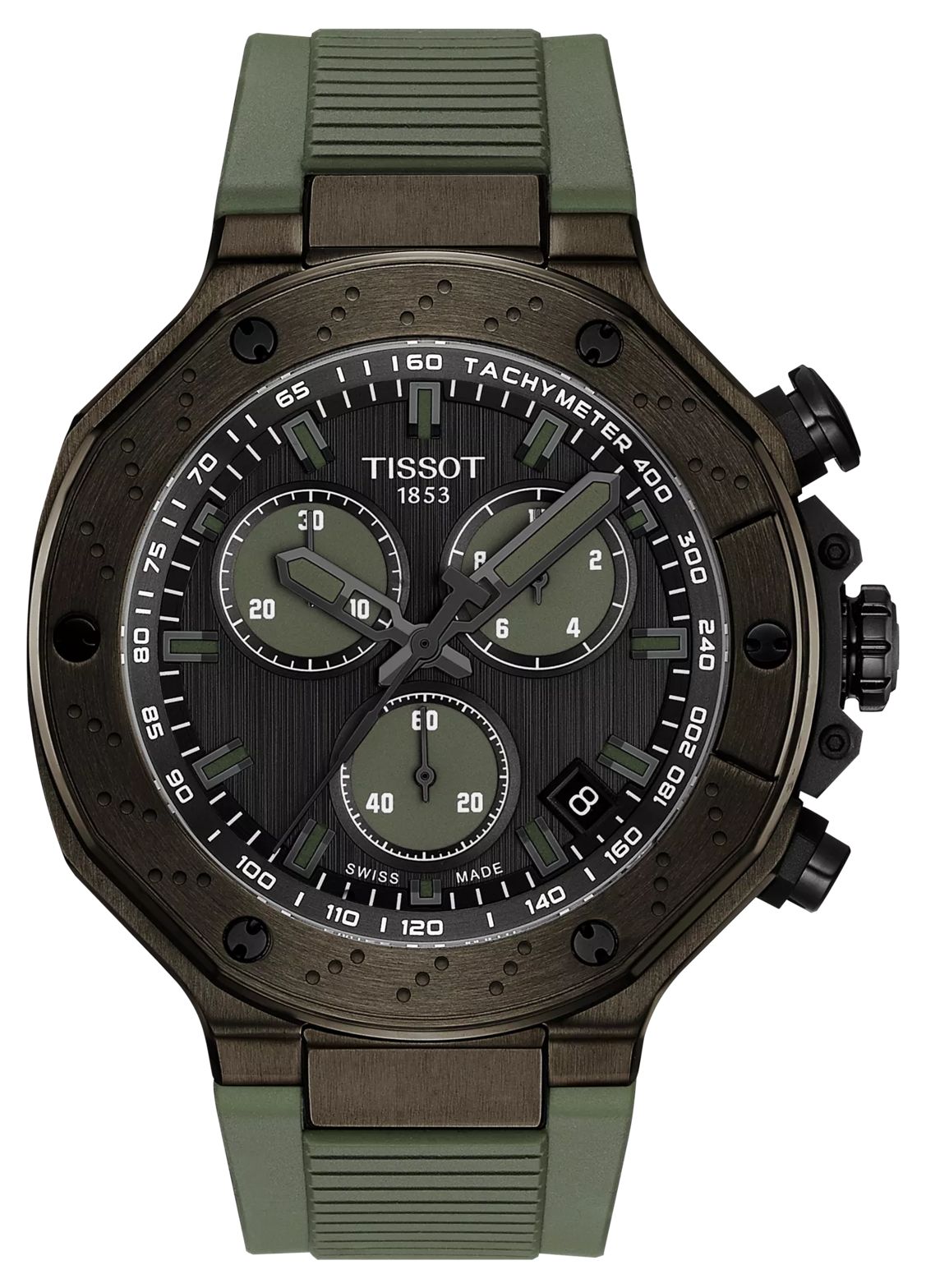 Tissot T-race chronographe (45mm) cadran noir / montre