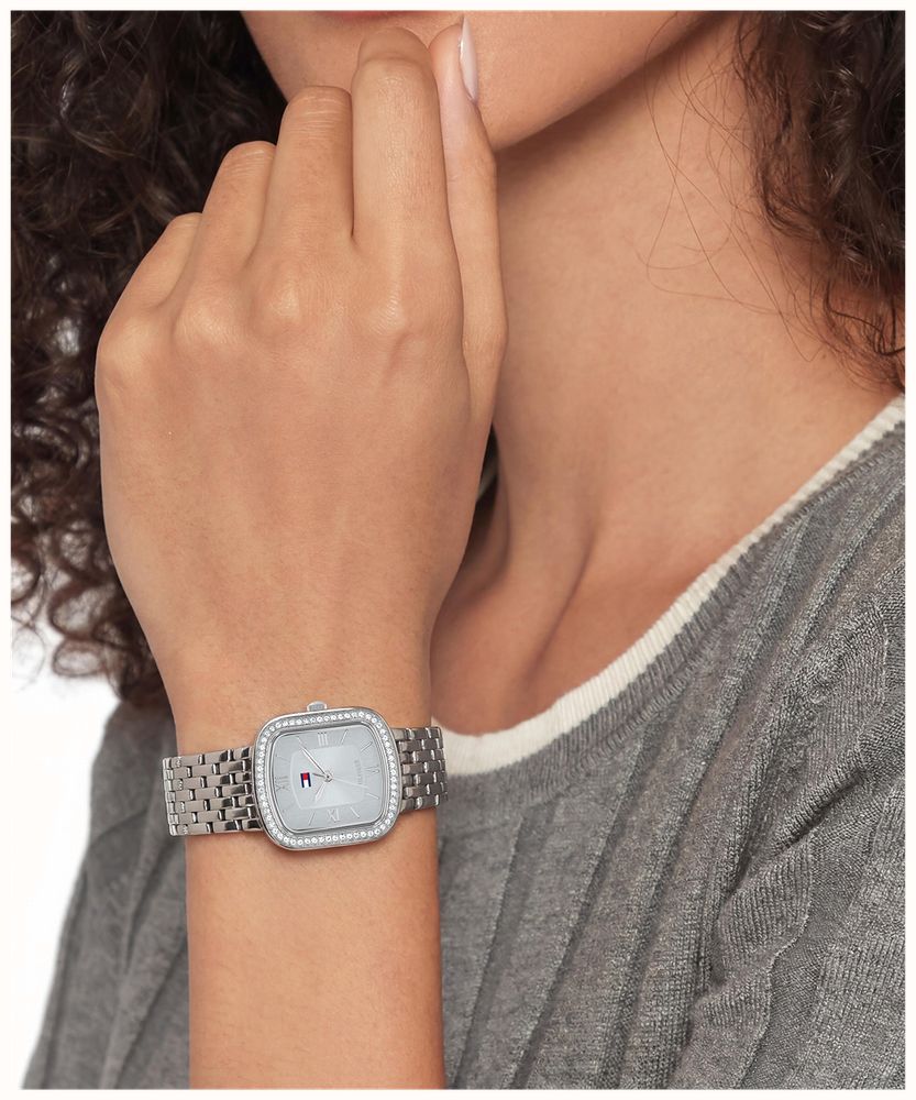 Tommy Hilfiger Abby Quartz (22mm) Light Blue Dial / Stainless Steel Bracelet 1782921 - альтернативный вид 4