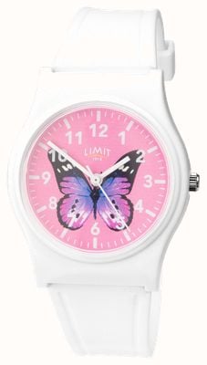 Limit | relógio de jardim secreto das mulheres | mostrador de borboleta rosa | 60030.37