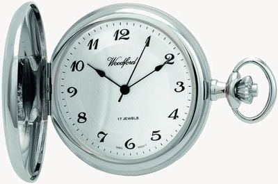 Woodford | chasseur complet | chromé | montre de poche | 1027