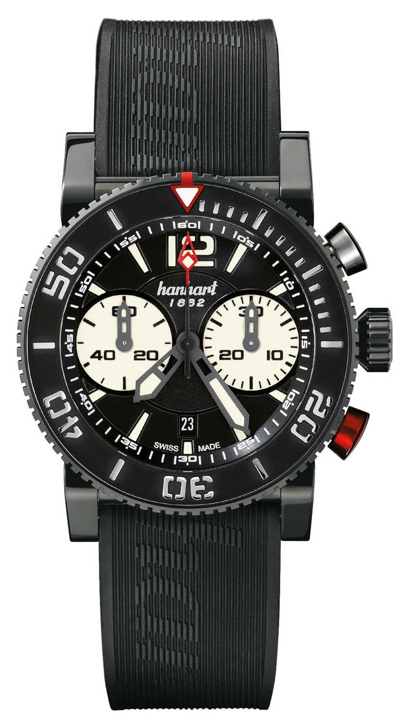 Hanhart Chronographe automatique de plongÃ©e Primus (44 mm) montre