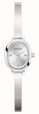 Guess Penelope 半手镯式腕表（21毫米）银色太阳纹表盘/不锈钢表带 GW0924L1