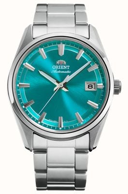 Orient Automatyczny zegarek Stretto Date w limitowanej edycji (38,5 mm) z niebieską tarczą słoneczną / bransoletą ze stali nierdzewnej RA-AC0R06L30B