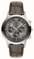 Emporio Armani Quartz Chronograph (43mm) Brown Sunray Dial / Brown Leather Strap AR11821