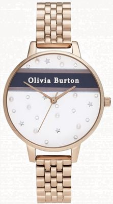 Olivia Burton Women's | Demi | Varsity | Rose Gold PVD OB16VS06