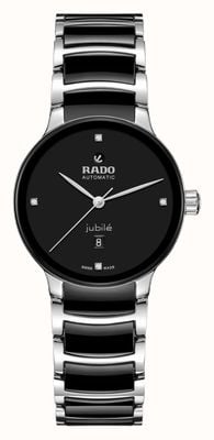 RADO Centrix Diamonds Automatic (30.5mm) Black Dial / Black High-Tech Ceramic & Stainless Steel R30020712