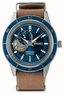 Seiko Джинсовые часы Presage в стиле 60-х с автоподзаводом SSA453J1