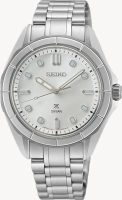 Seiko Damskie buty sportowe Prospex Marine w srebrnych piaskach SUR595J1