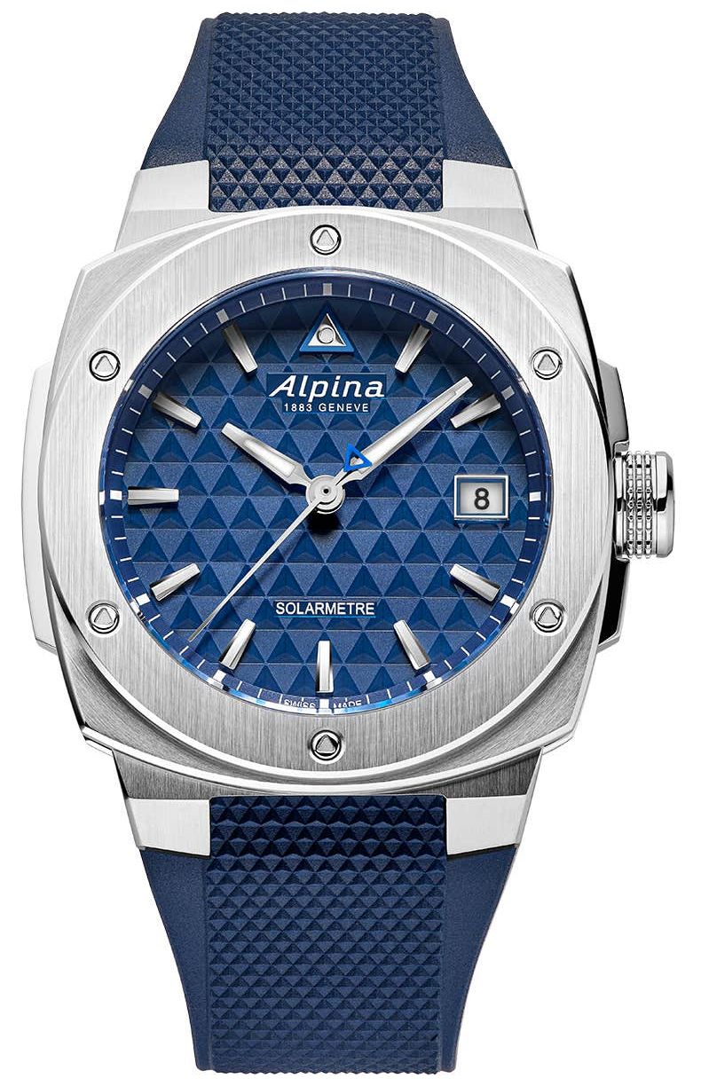 Alpina Alpiner Extreme Solameter (37,5 mm), cadran bleu fonc montre