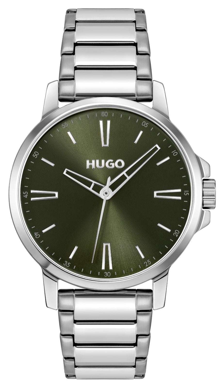 HUGO #smooth (41mm) cadran vert / bracelet acier montre