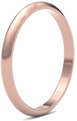 James Moore & Co | 18ct 玫瑰金 | 2毫米 | 中号 | D 型 | ag_2gmd-18r AG_2GMD-18R